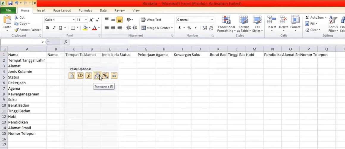 Panduan langkah Membuat Mailing Merge Di Microsoft Word