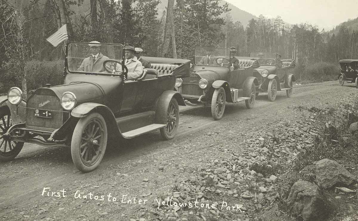 John's Island Driving in Yellowstone 1915 1920