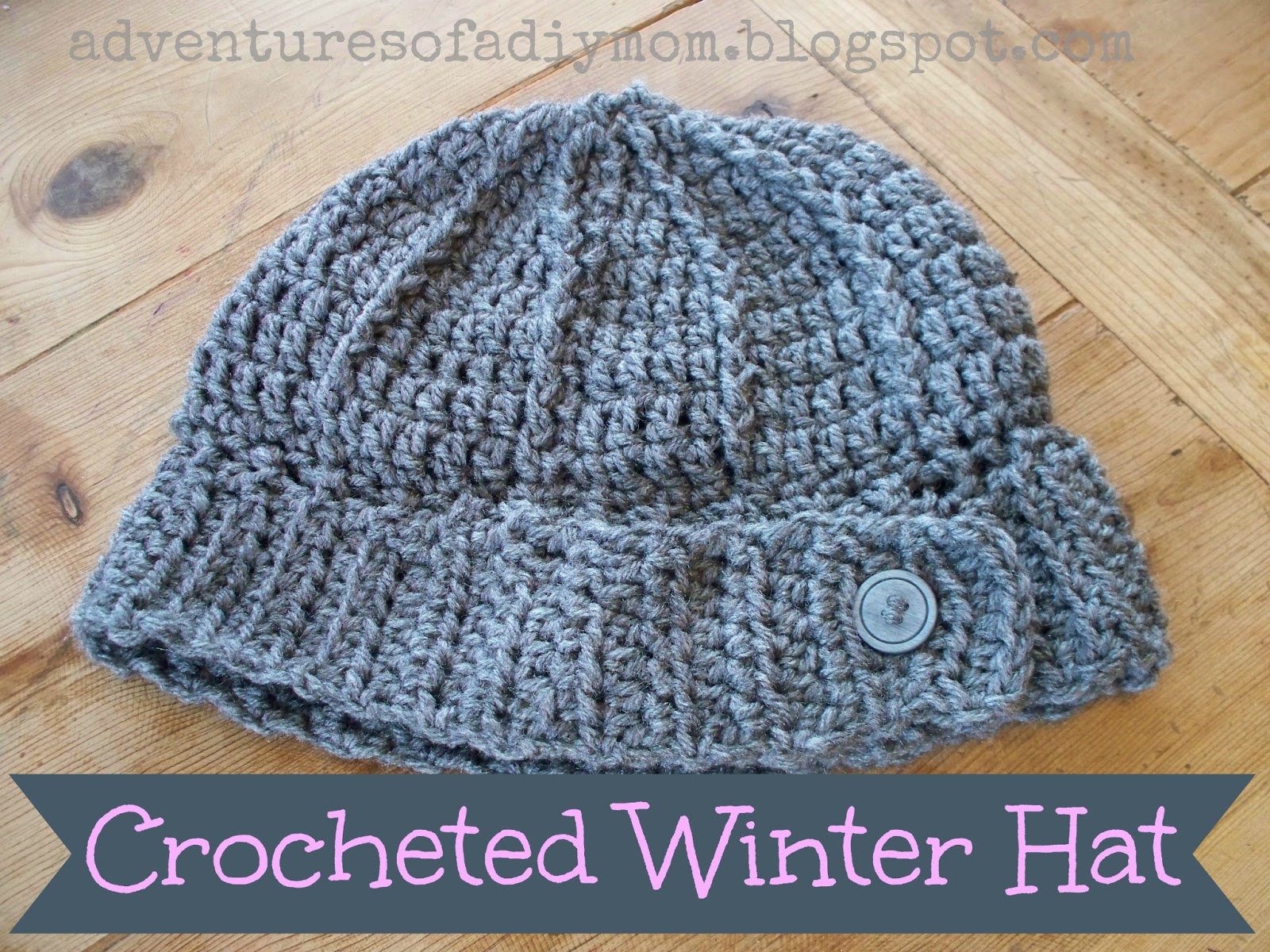 Crocheted Winter Hat Adventures of a DIY Mom