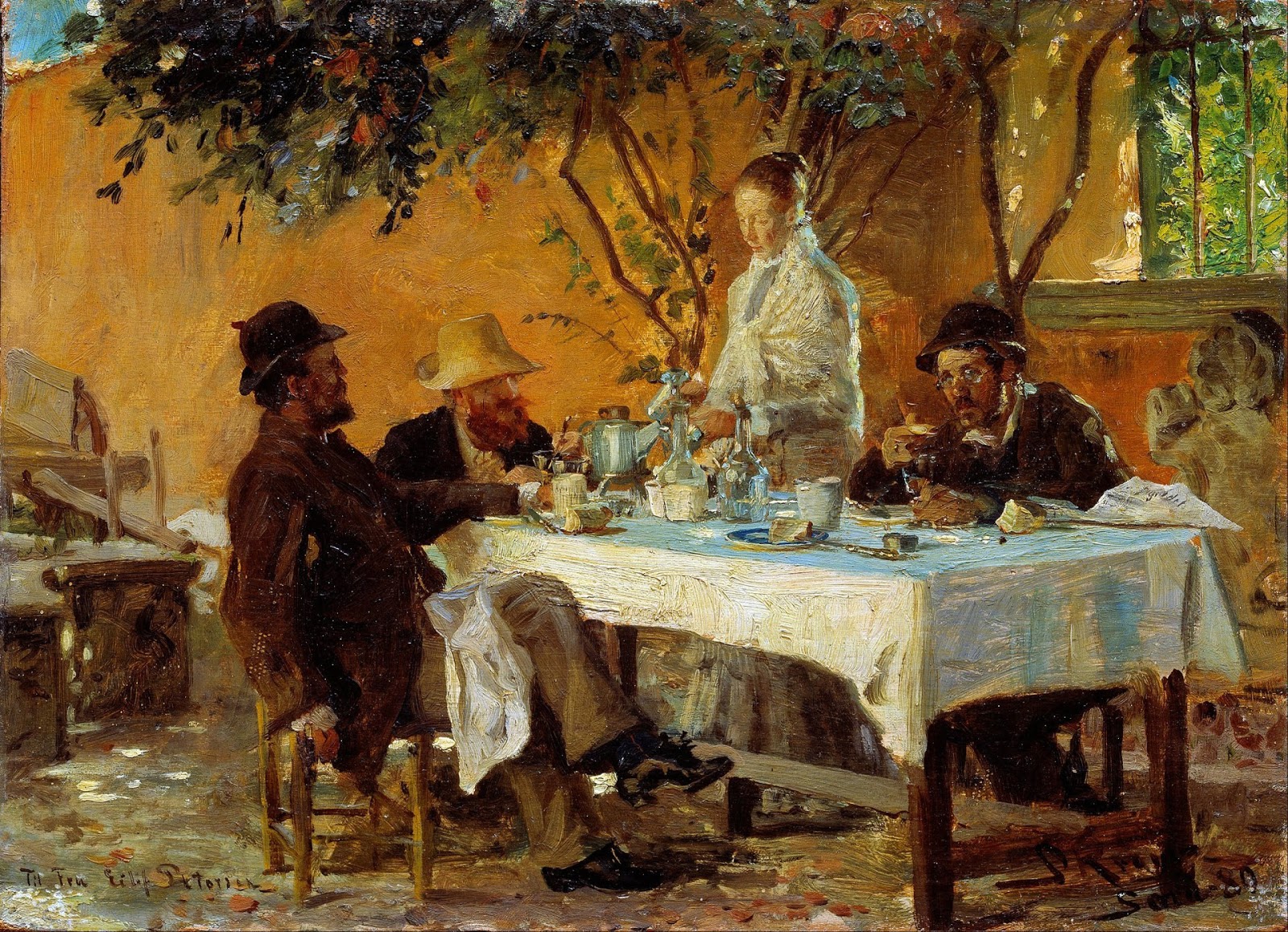 Pintura de Peder Severin Krøyer
