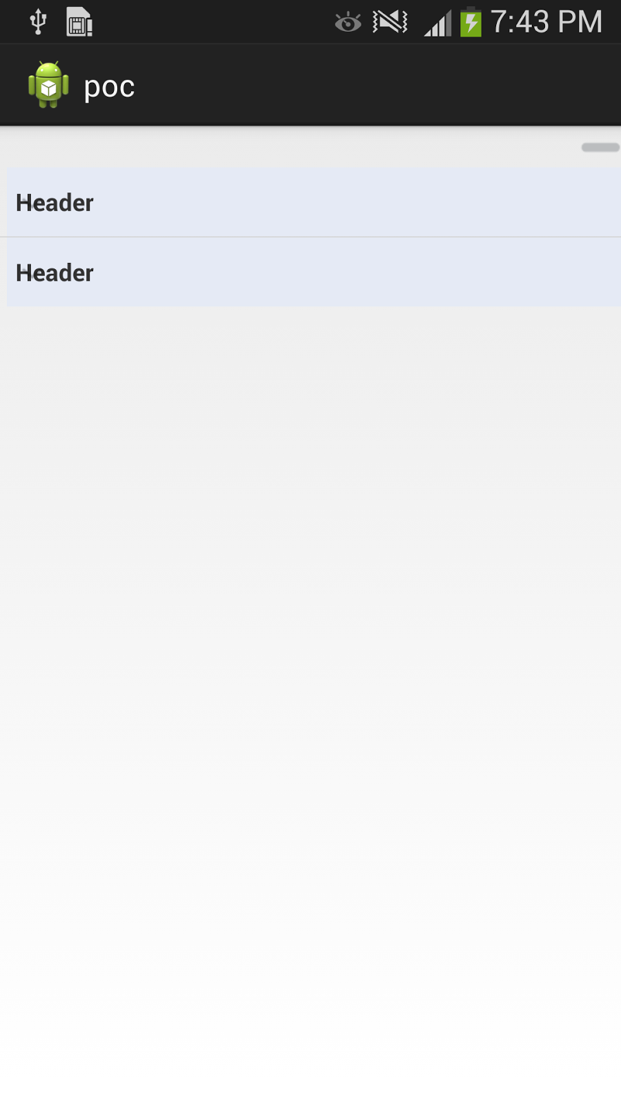 Android Android ExpandableListView with GridView