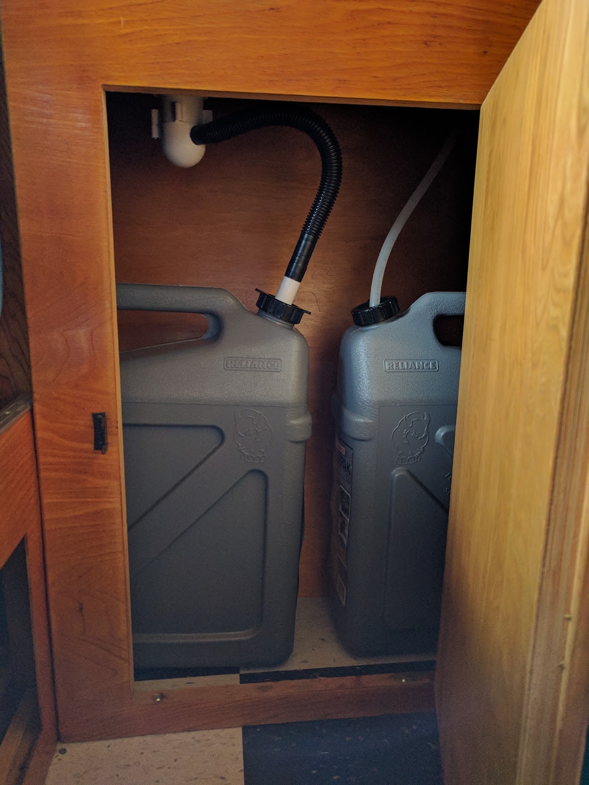 1965 Field and Stream Travel Trailer Kitchen Sink Plumbing