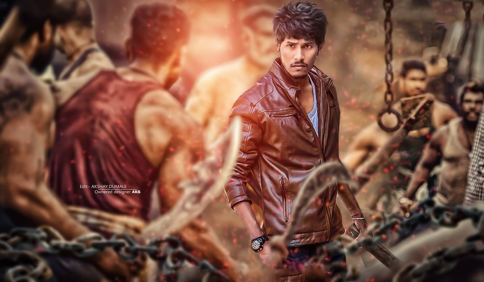 Tamil Action Movie Poster Design In Photoshop - Make Perfect Feel Real
