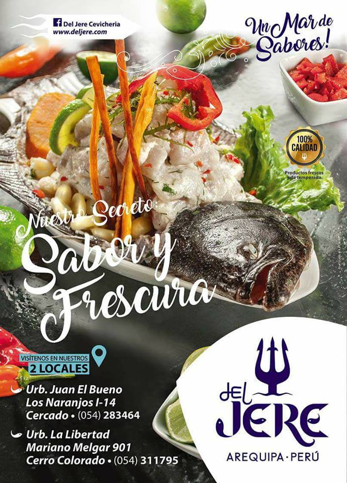 Mejor cevichería en Arequipa Del Jere