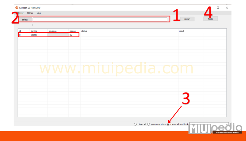 cara flash rom fastboot menggunakan miflashtool cara flash rom fastboot menggunakan miflashtool