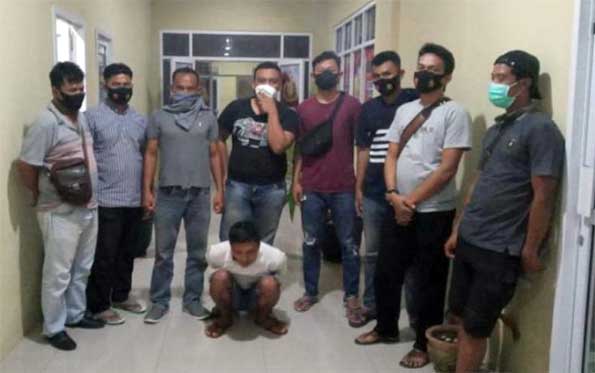 pemeras ditangkap satreskrim polres dharmasraya