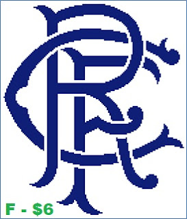 EASY PATTERNS: Rangers FC cross-stitch pattern