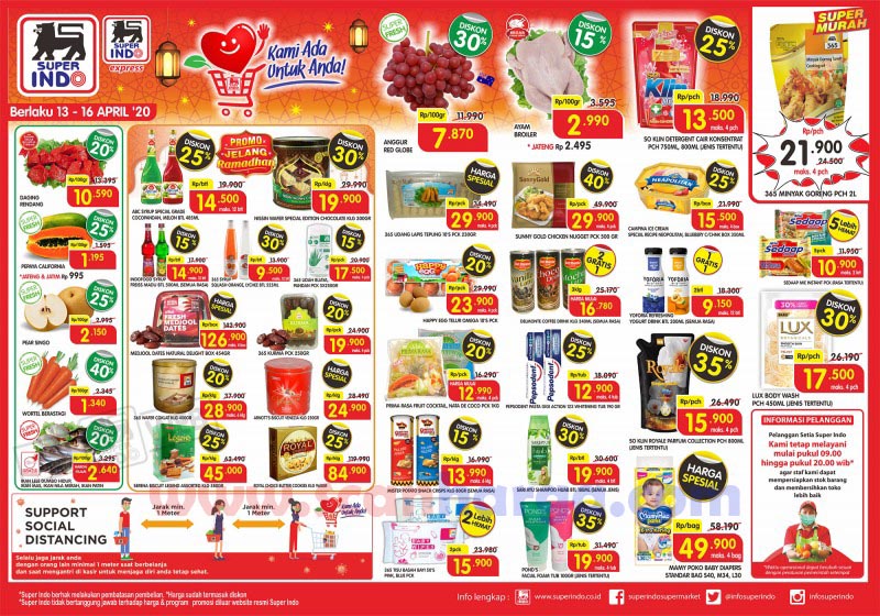 √ Promo Superindo Weekday Terbaru 13 16 April 2020