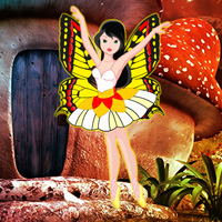 Games2Rule Mushroom Forest Butterfly Girl Escape