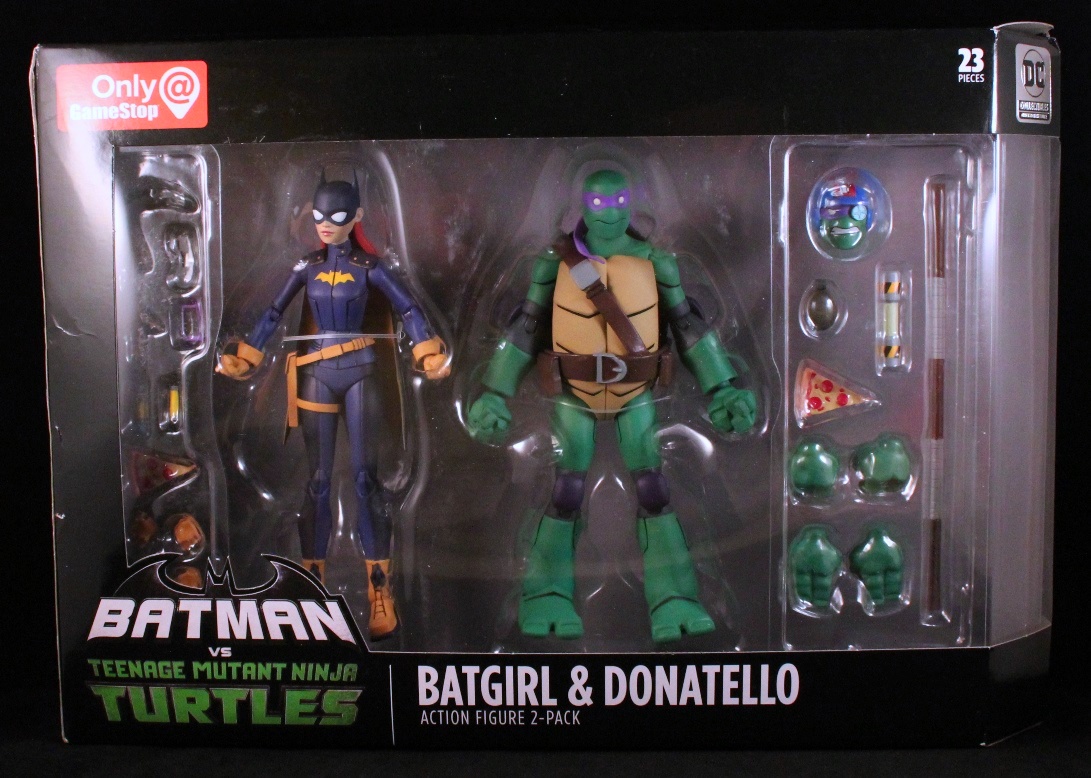 DC Collectibles: Batman vs Teenage Mutant Ninja Turtles GameStop Exclusive  Batman & Leonardo and Robin & Raphael Review