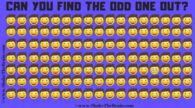 Emoji Odd One Out Puzzle and Answer: Spot the Difference!