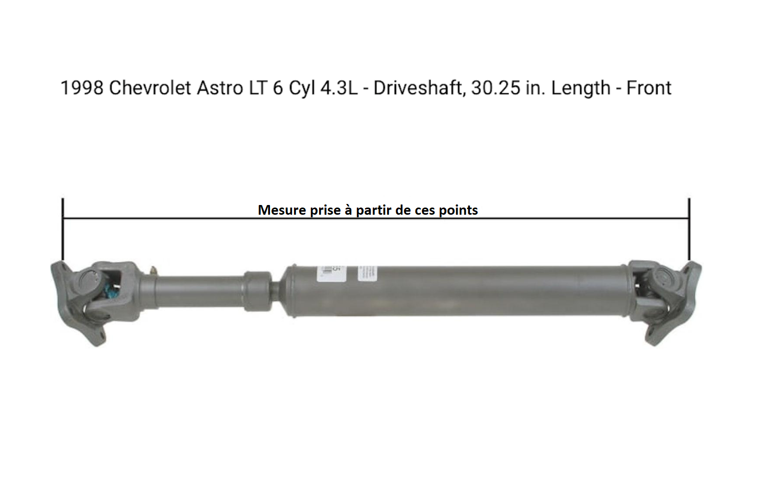 Comment mesurer un arbre de transmission? • Fiches Auto 24