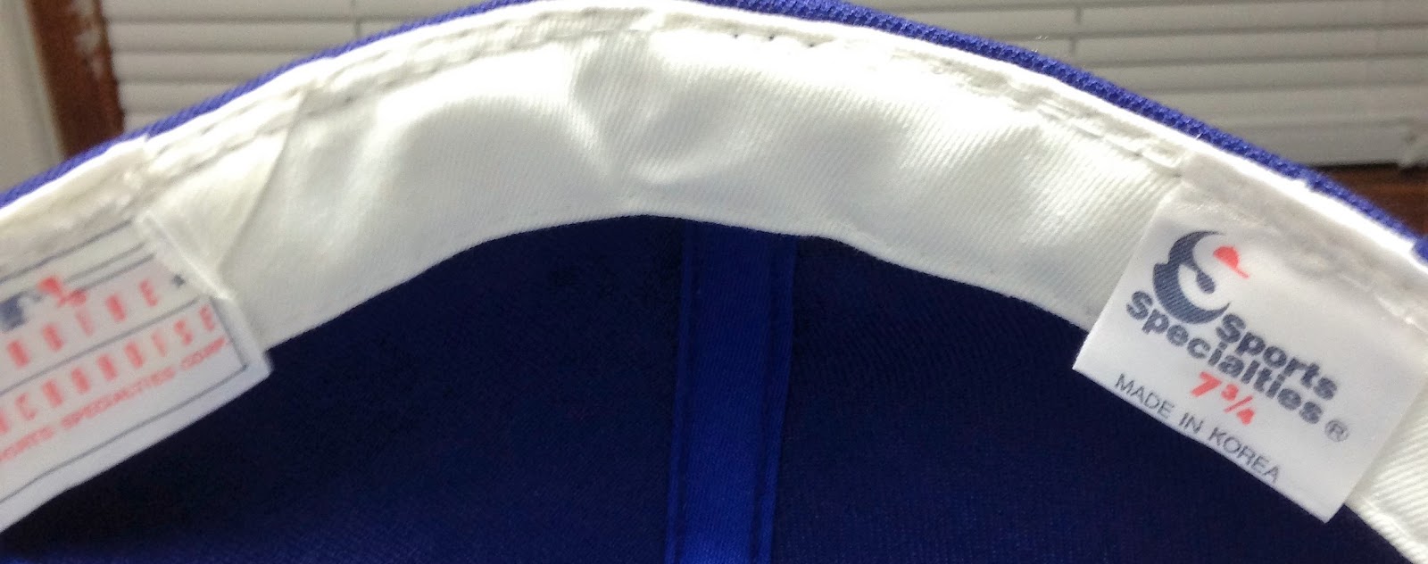 Tip of the Cap Sports Specialties Tag Chart