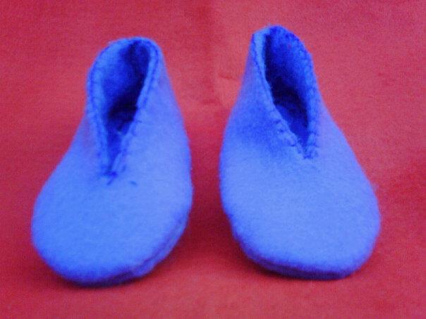 FLANEL CRAFT: SEPATU BAYI DARI FLANEL FLANEL CRAFT: SEPATU BAYI DARI FLANEL