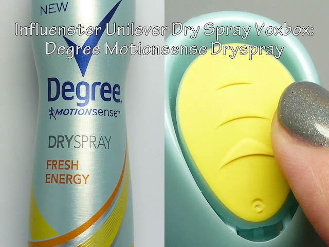 Degree Motionsense Dryspray Influenster VoxBox