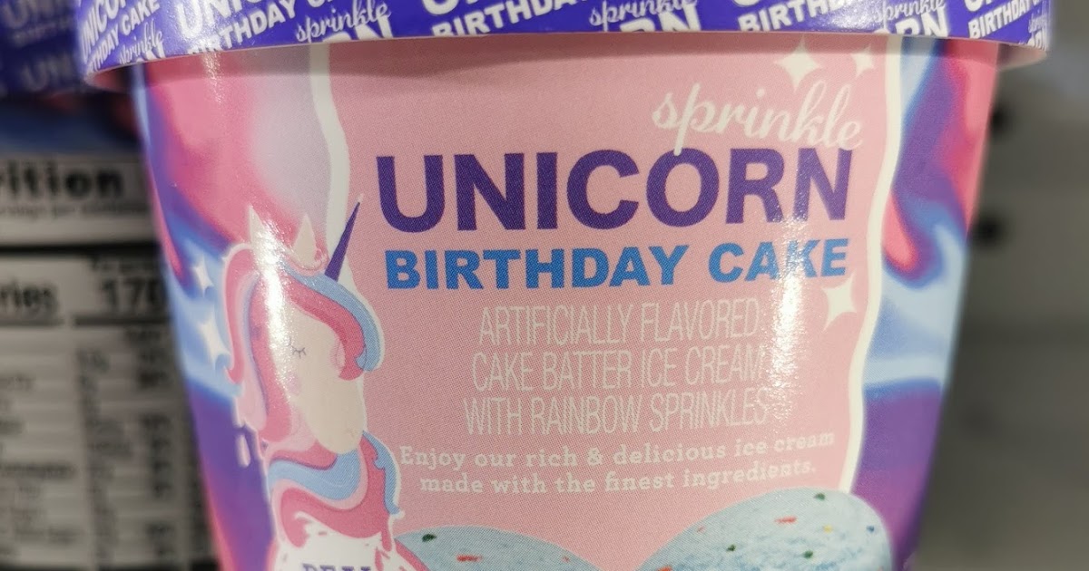 GUEST POST! Unbranded Sprinkle Unicorn Birthday Cake Ice Cream Pints