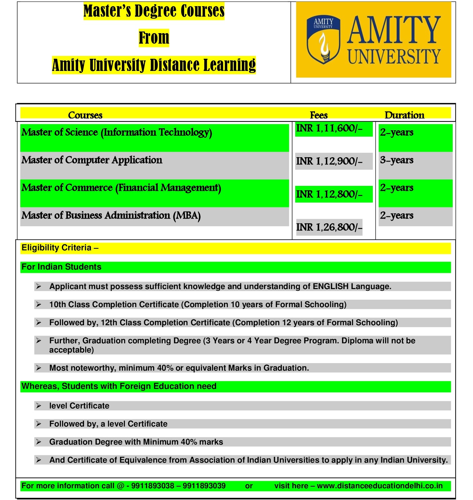 distance learning courses