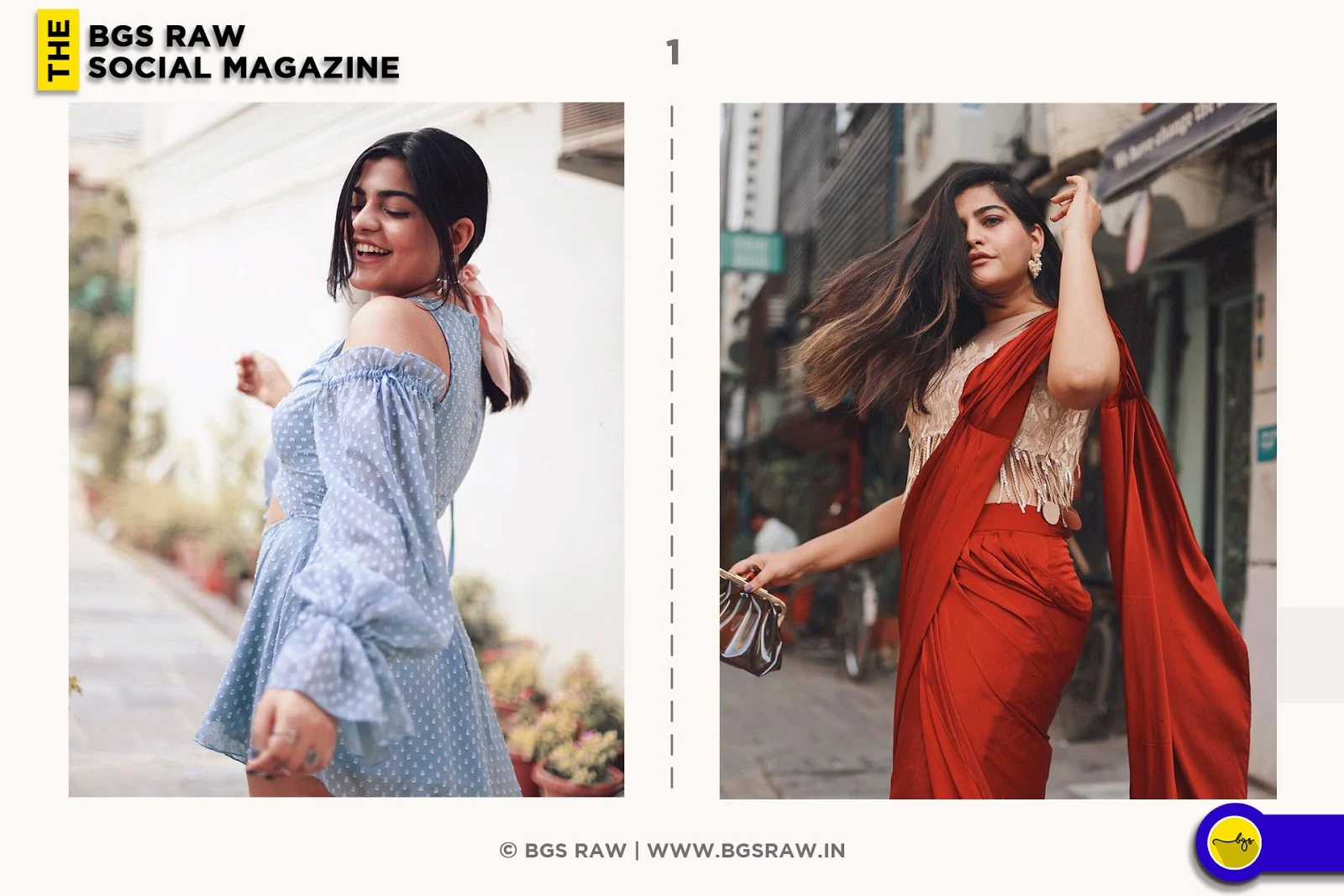 Kritika Khurana is in top 10 fashion youtuber of 2019 as The Bgs Raw Social Magazine have publish there article.