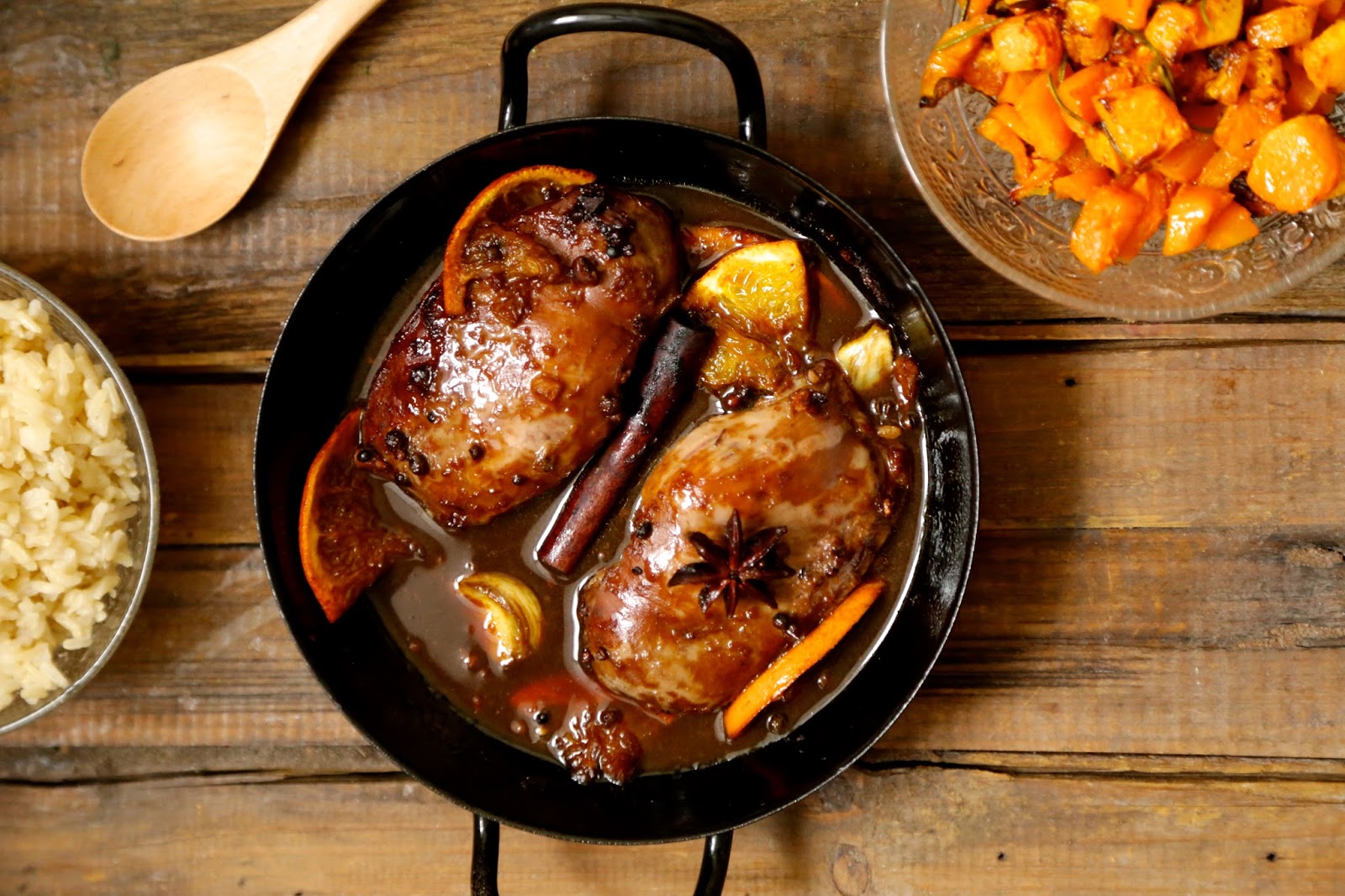 Magret de canard au poivre de Sichuan et à l'orange / On dine chez Nanou