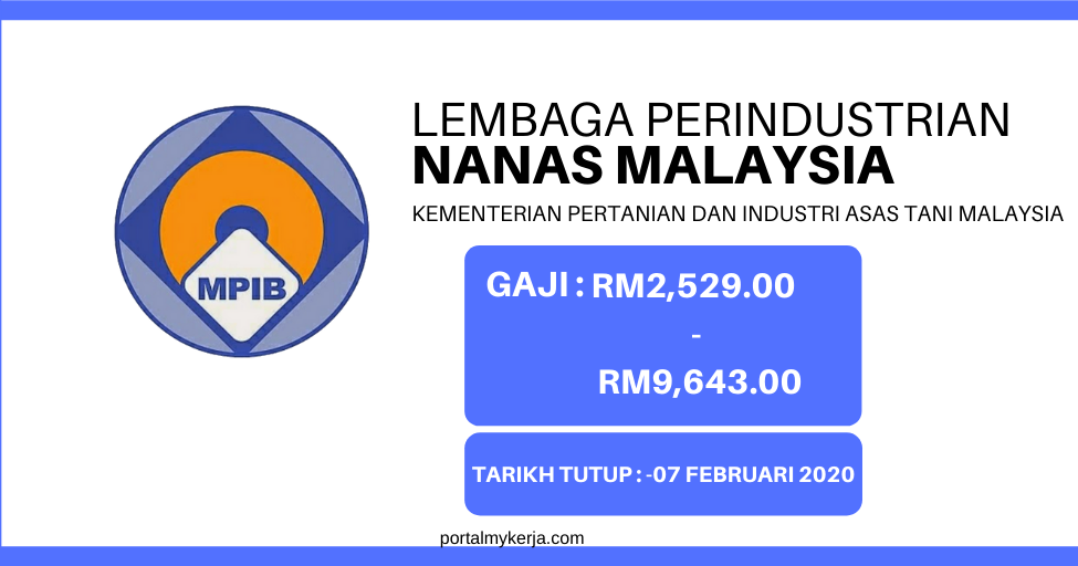 Jawatan Kosong Lembaga Perindustrian Nanas Malaysia Mpib My Kerja