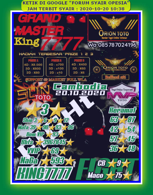 1 New Message Kode Syair Sydney 20 Oktober 2020 Forum Syair Togel Hongkong Singapura Sydney