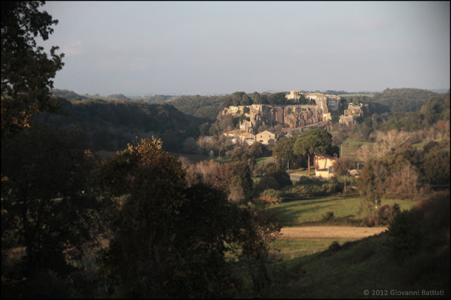 Panorama del borgo di Ceri, in provincia di Roma