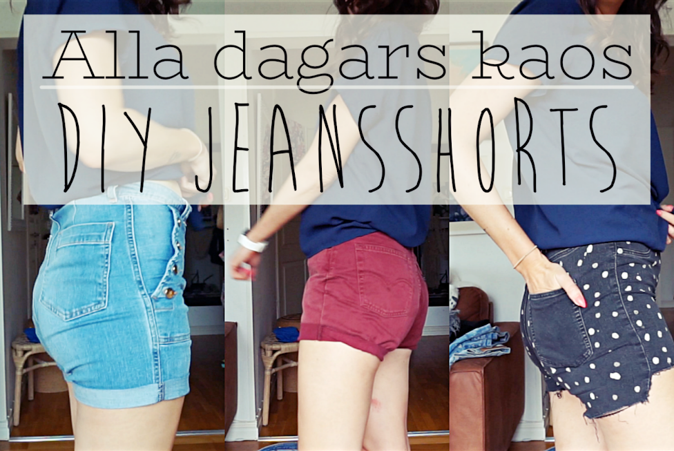 DIY jeansshorts på youtube!