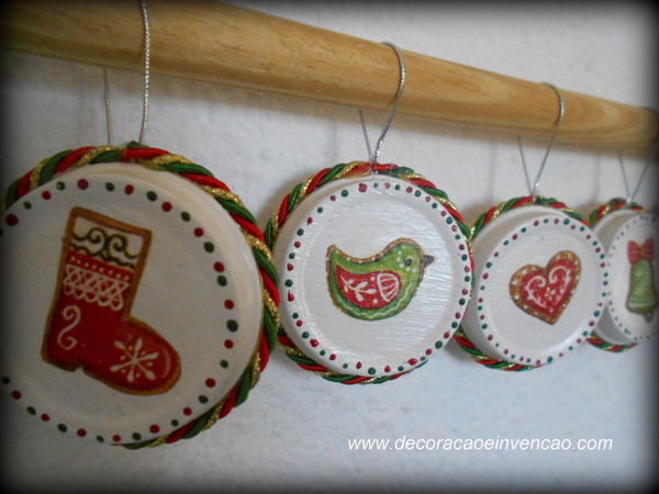 idéias de natal com material reciclado