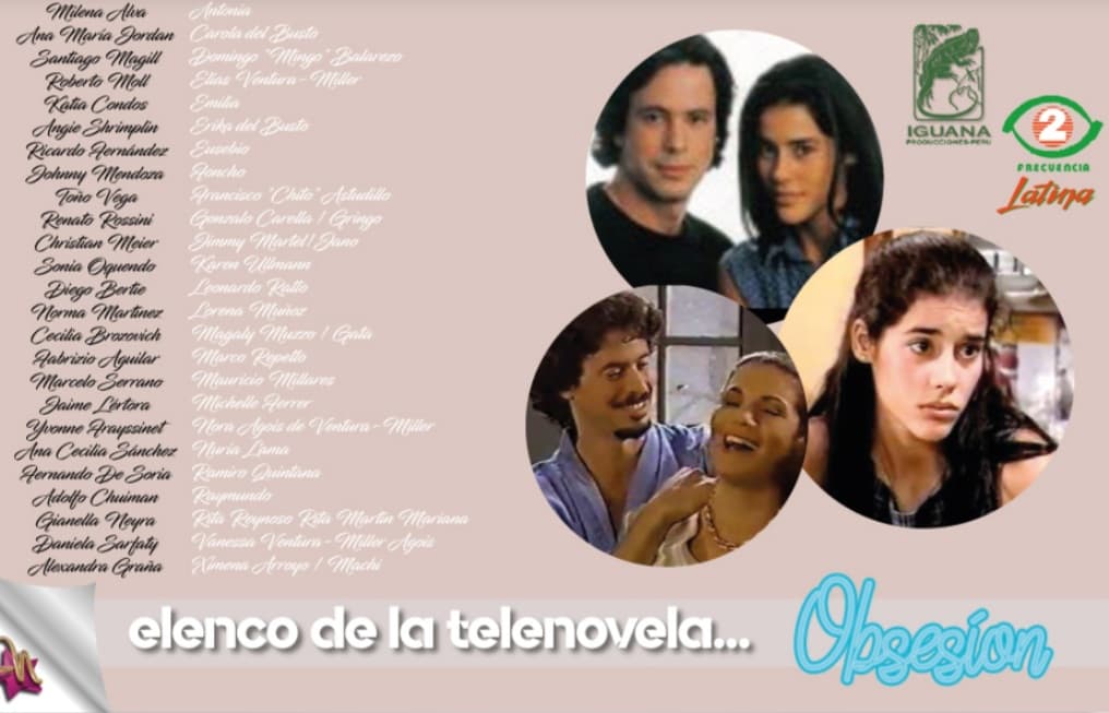 X R i S T O 2197 Obsesión telenovela peruana 1996