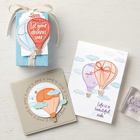 Stampin' Up! Above the Clouds Hot Air Balloon Projects ~ 2019-2020 Annual Catalog  #stampinup