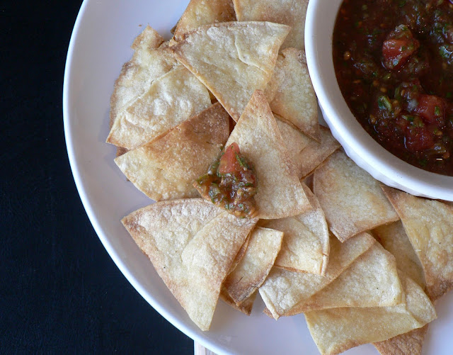 Homemade Baked Corn Tortilla Chips recipe