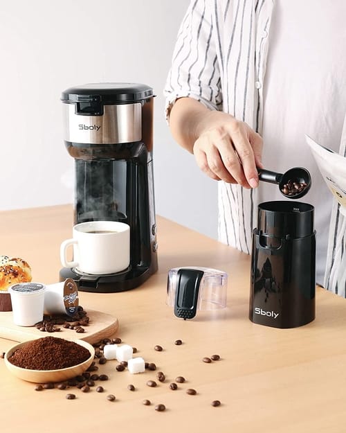 Review Sboly Coffee Maker with Grinder