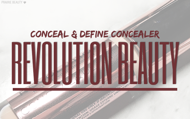 review revolution beauty conceal define full coverage concealer