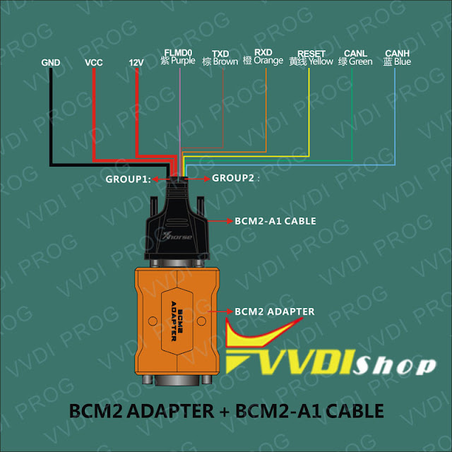 xhorse-bcm2-adapter-and-a2-adapter 1