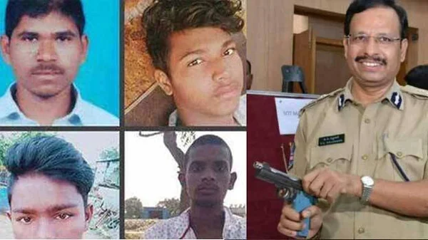4 accused in Hyderabad rape-murder case killed in encounter: Telangana Police,Hyderabad, News, Police, Gun attack, Trending, Molestation, Accused, National