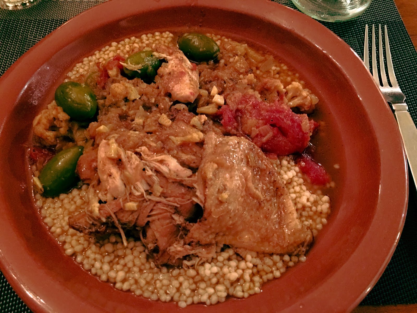 Cliff and Cathy Dinners Daniel Boulud’s Chicken Tagine