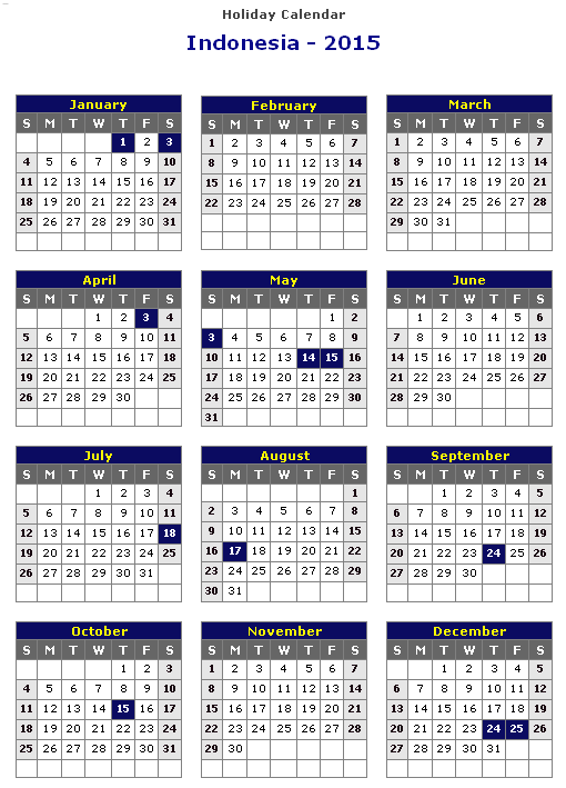 Kalender 2015 Hari Libur  Search Results  Calendar 2015