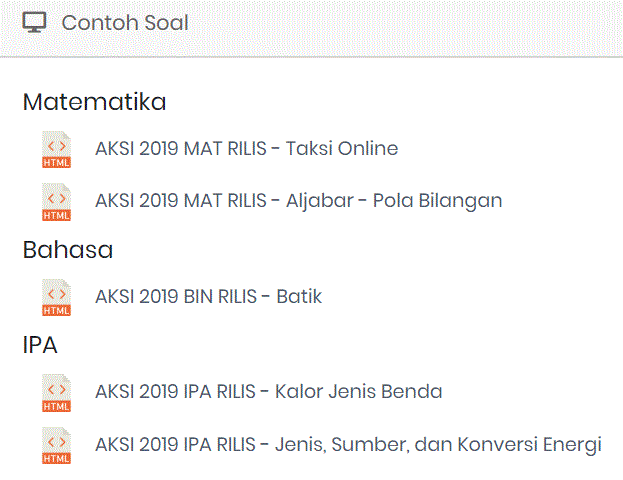 Contoh Soal Akm Ipa Smp Terbaru 2019