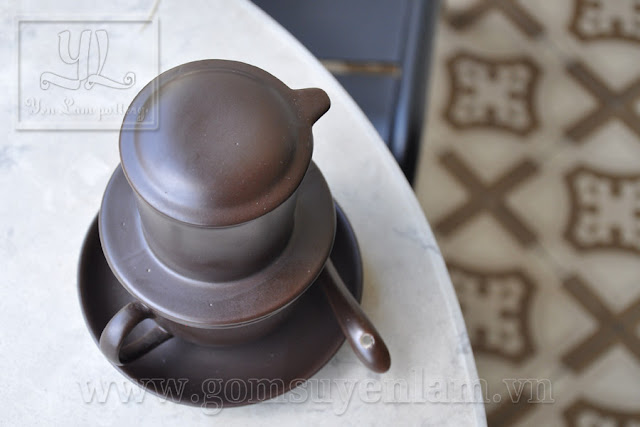 coffee filter handmade pottery