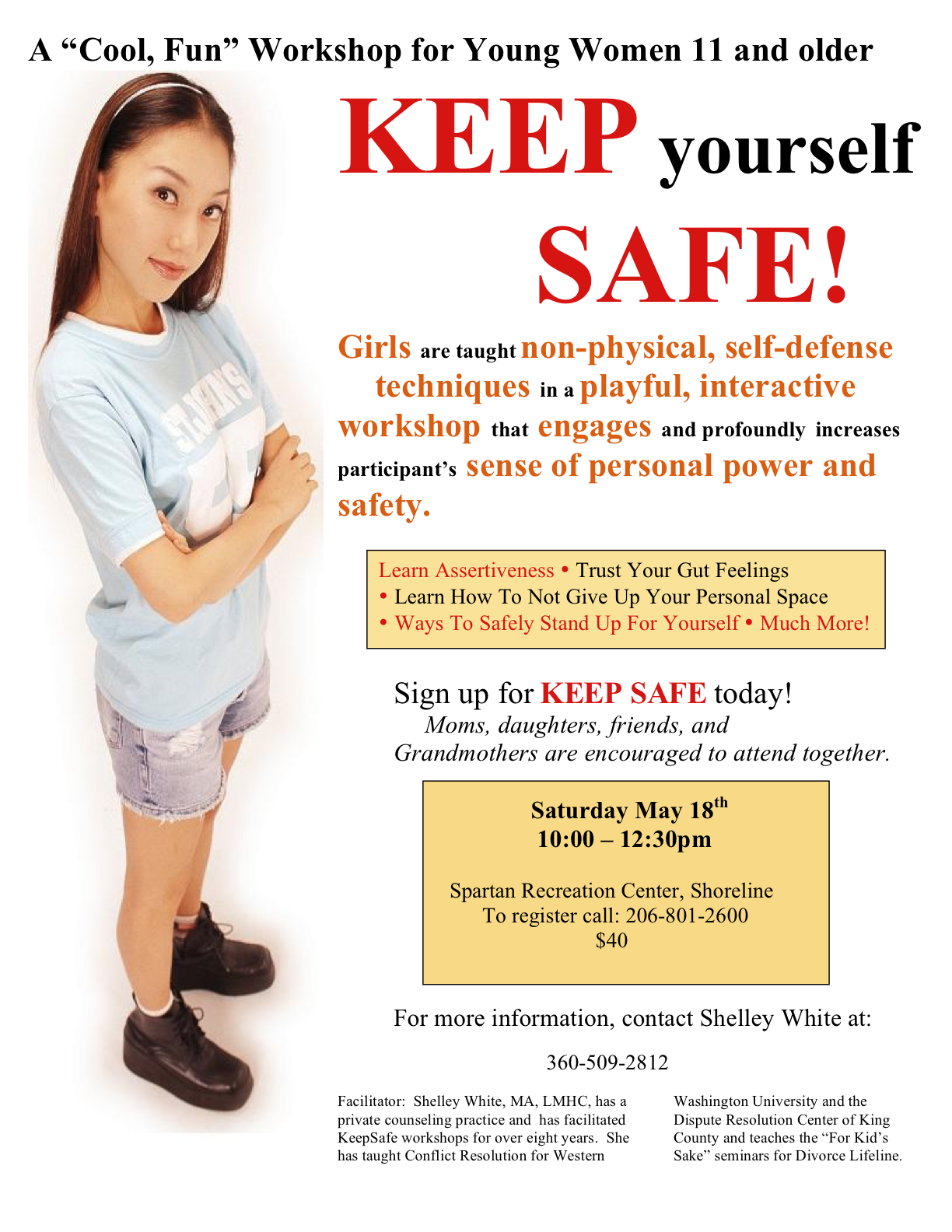 Shoreline Area News Keep your girls safe Keep Safe May 18