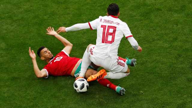 Em jogo violento, Irã vence o Marrocos com gol aos 49' do 2º tempo