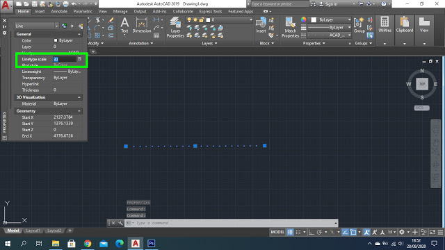 Tutorial Cara Membuat Garis Putus-putus di AutoCAD