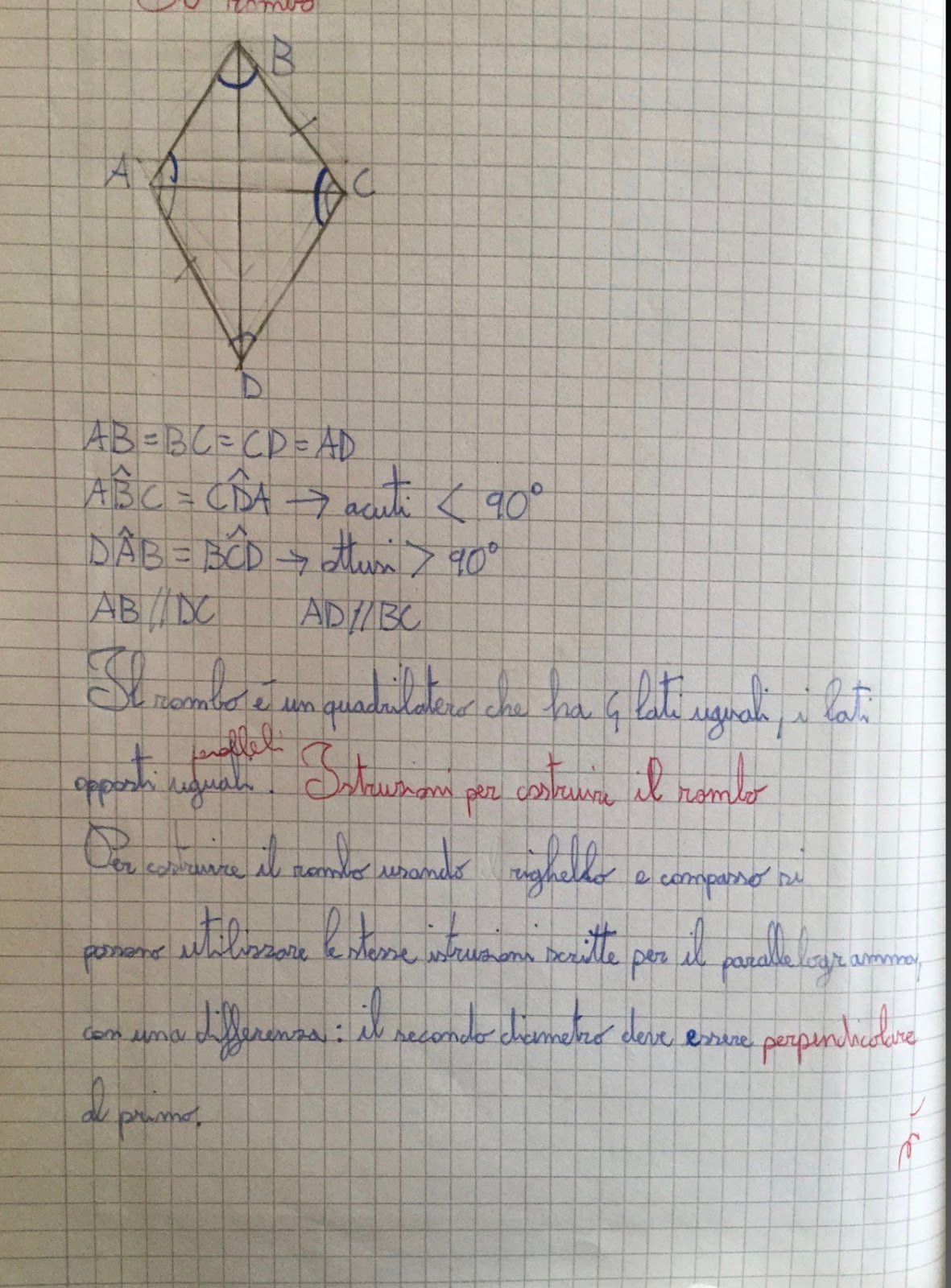 Unmondodiamici Uno speciale parallelogramma IL ROMBO Unmondodiamici Uno speciale parallelogramma IL ROMBO