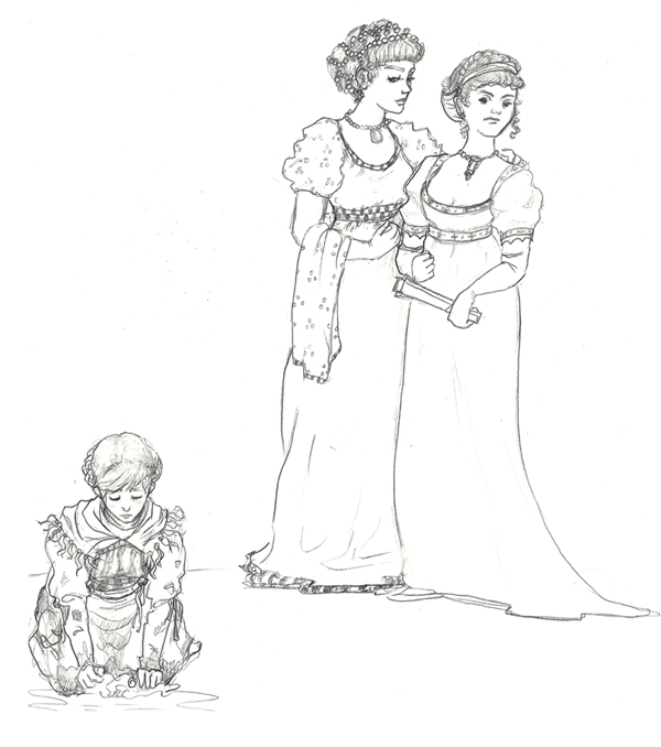 Sarah's Adventures in Illustration: Fair, Brown and Trembling Sketches