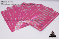 jual alat sulap magic menu menebak makanan pilihan penonton jual alat sulap magic menu menebak makanan pilihan penonton
