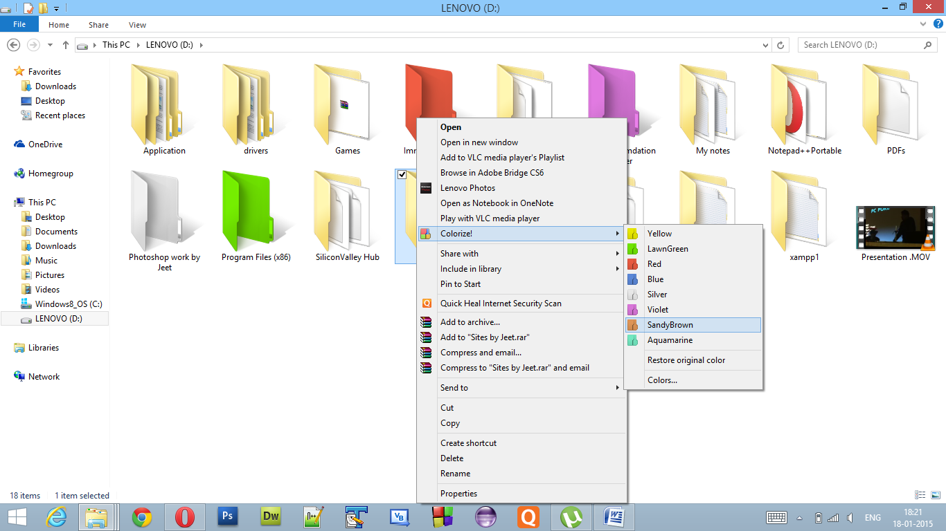 Gossip Room How to change the colors of the folder?