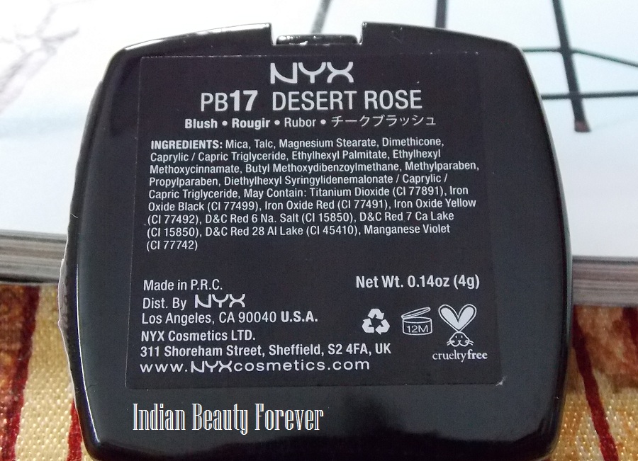 Nyx Powder Blush in Desert Rose Review