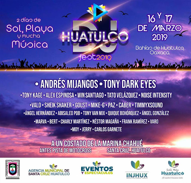 Actividades del Huatulco Fest 2019 en Bahías de Huatulco, Oaxaca Vive