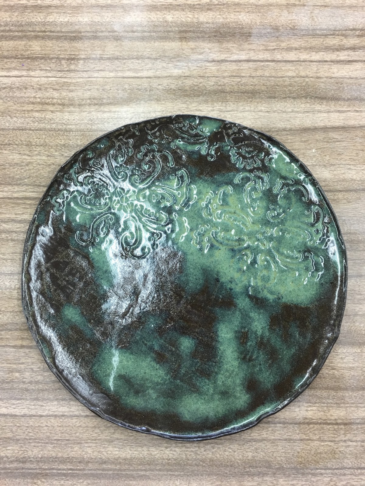 handmade hobbyist Ceramics Plate