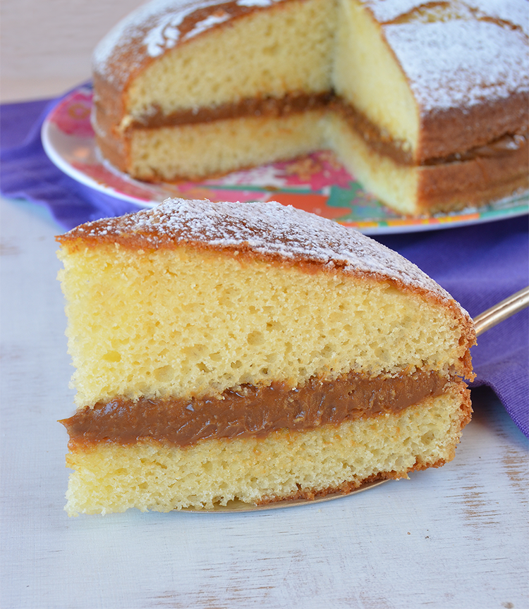 Torta 1,2,3,4 con queso crema / Recetas dulces, fáciles y ricas! / Tres